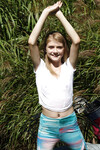 Hannah Hays puutarhassa
