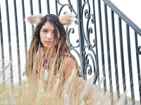 Melody seksikäs cosplay tyttö