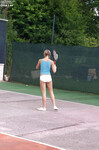 Heather Wild seksikäs tennistyttö